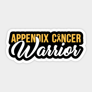 Appendix Cancer Awareness Appendix Cancer Warrior Sticker